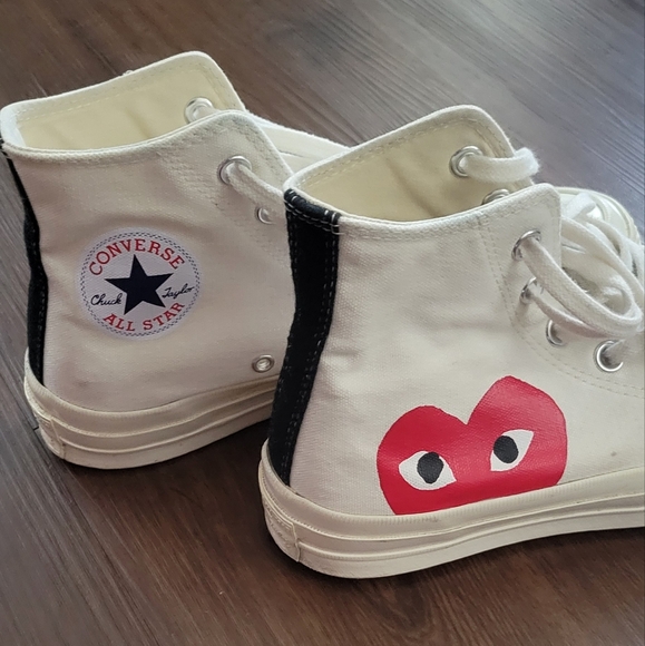 Converse| Comme Des Garçon Chuckle Size: W7/M5 - Picture 4 of 6